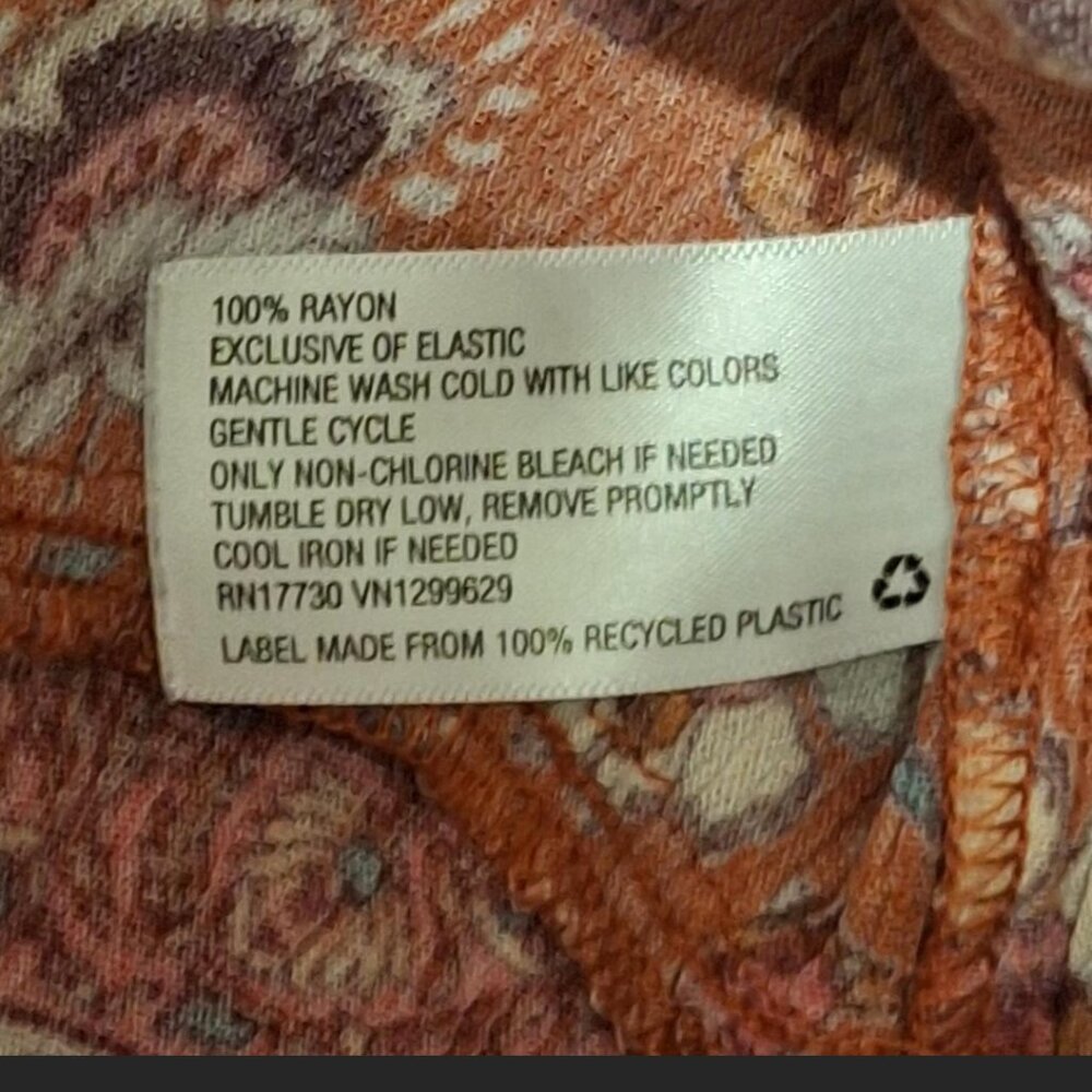 Knox Rose, fall colors, maxi dress, size XXL - Picture 6 of 6